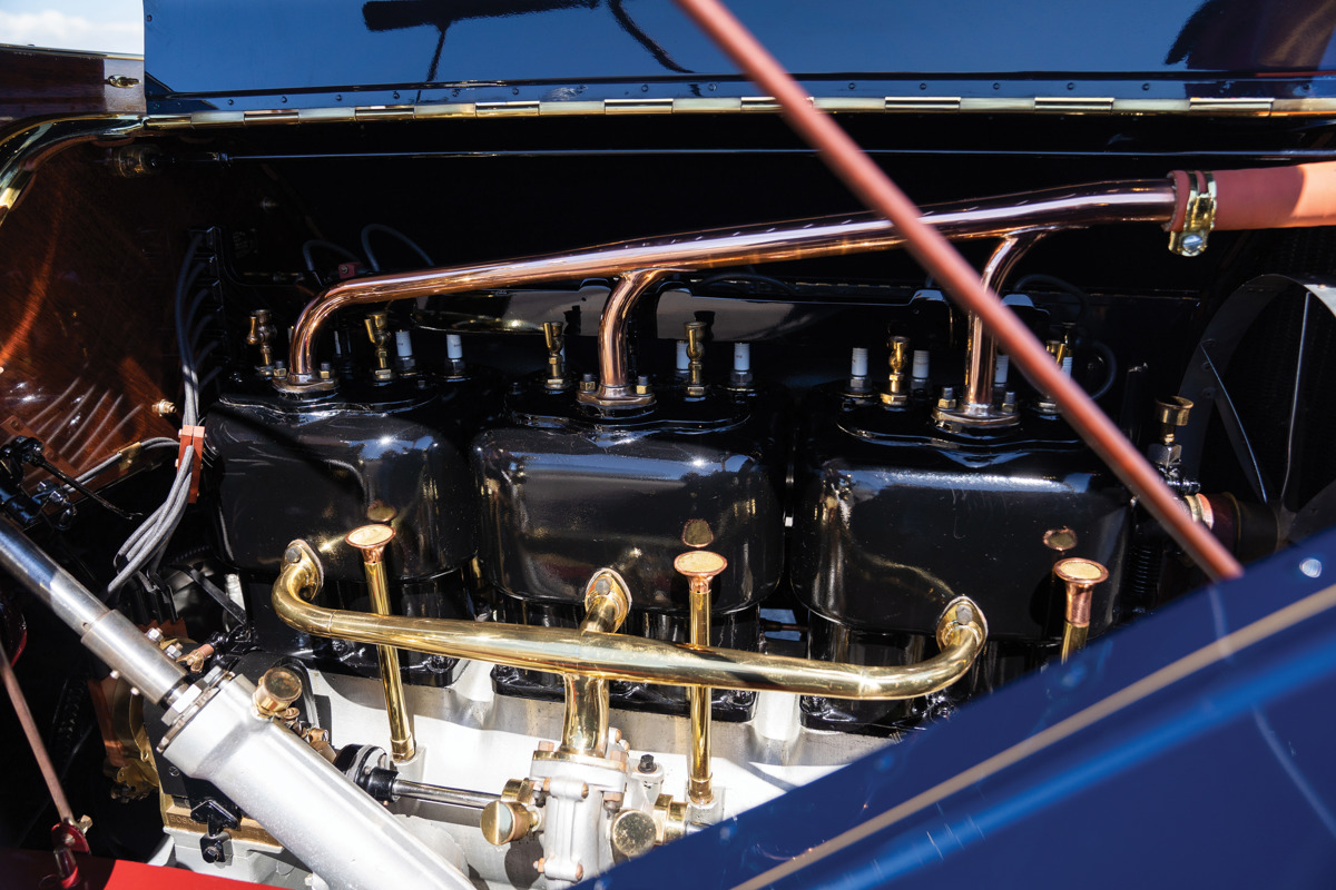 Engine of 1908 Oldsmobile Limited Prototype offered at RM Sotheby’s Hershey live auction 2019